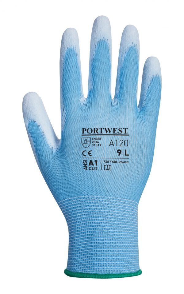 PU Palm Glove Blue